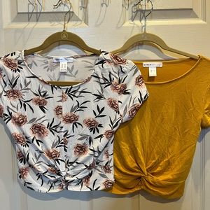 2 for $10- crop tops